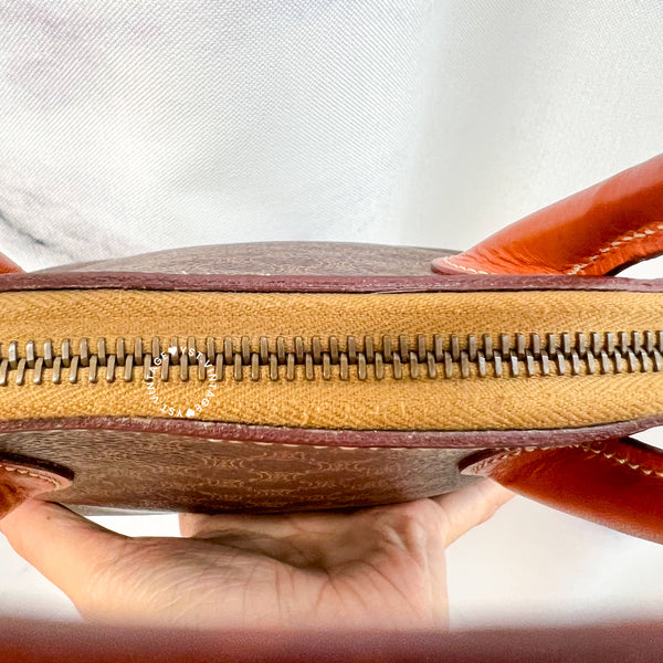 Vintage CELINE 1990s Macadam Mini Bolide - Brown 002