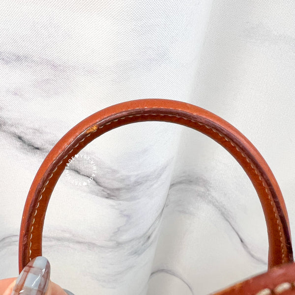 Vintage CELINE 1990s Macadam Mini Bolide - Brown 002