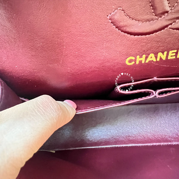 【8.28 中古拍賣】Vintage Chanel Small Classic Flap Bag CF23 - Black 005