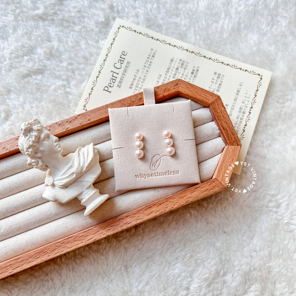 6-6.5mm Japanese Akoya Balance 18KYG Earrings