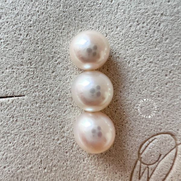 6-6.5mm Japanese Akoya Balance 18KYG Earrings