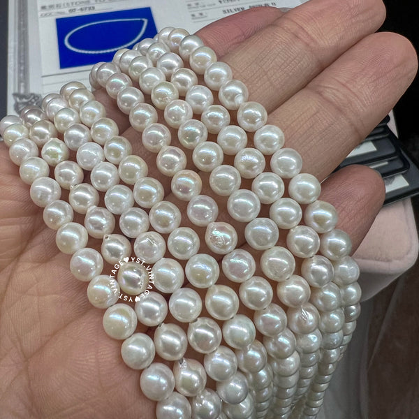 Japanese Akoya Pearls Necklace With Cert