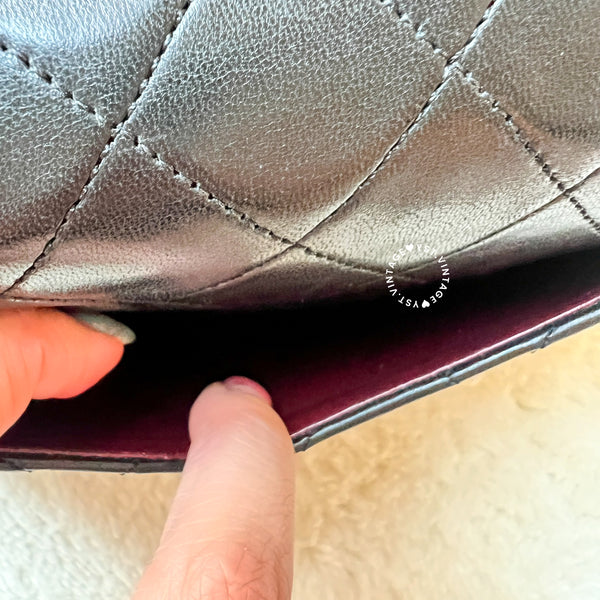 【8.28 中古拍賣】Vintage Chanel Small Classic Flap Bag CF23 - Black 005