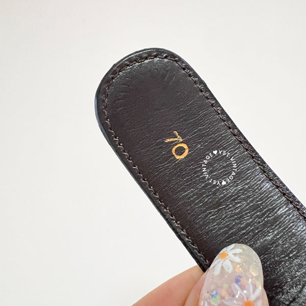 Vintage CELINE Sulky Belt - Brown*Gold
