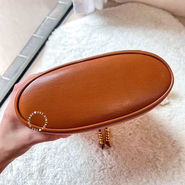 Vintage Loewe Velazquez Twist Handle Bag - Caramel Brown