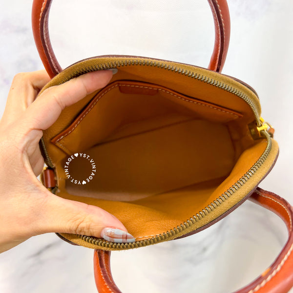 Vintage CELINE 1990s Macadam Mini Bolide - Brown 002