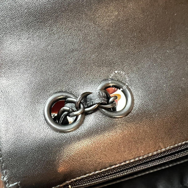 Vintage Chanel Coco Bar Classic Flap CF25 - Black 003