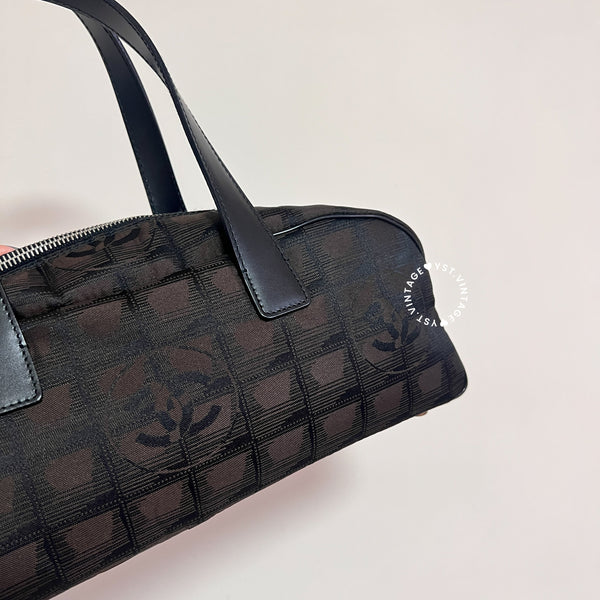 Vintage Chanel Coco Bar Baguette - Black*Brown