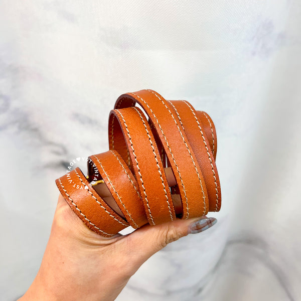 Vintage CELINE 1990s Macadam Mini Bolide - Brown 002