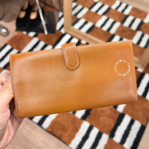 Vintage Loewe Velasquez Long Wallet - Caramel