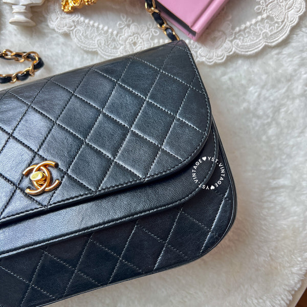Vintage Chanel Double Flap Bag - Black 005