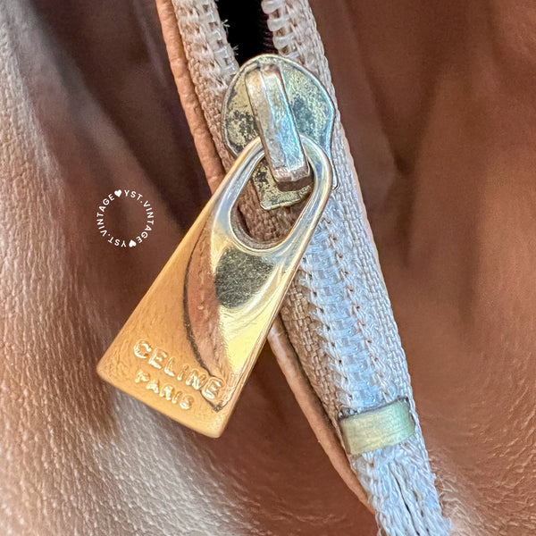 Vintage CELINE Macadam Bucket Hand/ Shoulder Bag 003