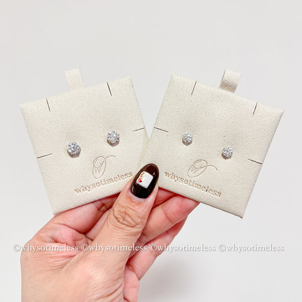【Pre-order】Brillante Lab Grown Diamond 18KWG Earrings (2.0ct/ 1.0ct)