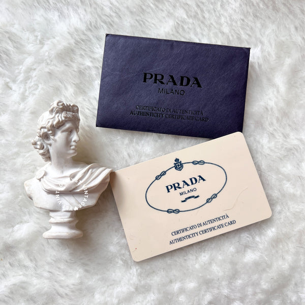 Vintage Prada Nylon Bucket Bag - Green