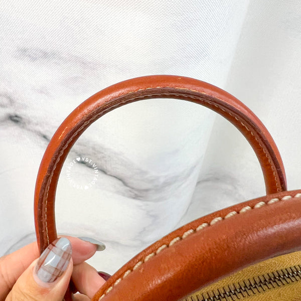 Vintage CELINE 1990s Macadam Mini Bolide - Brown 002