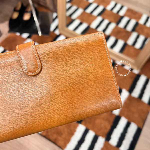 Vintage Loewe Velasquez Long Wallet - Caramel