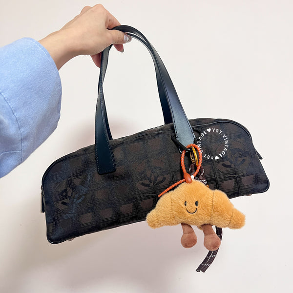 Vintage Chanel Coco Bar Baguette - Black*Brown