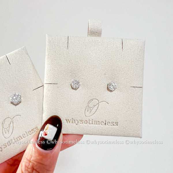【Pre-order】Brillante Lab Grown Diamond 18KWG Earrings (2.0ct/ 1.0ct)