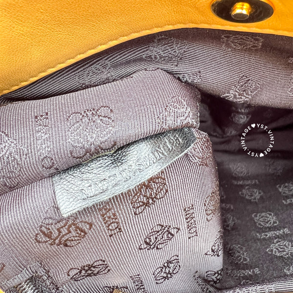 Vintage Loewe Mini Tote Bag - Beige