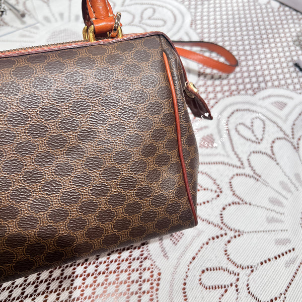 Vintage CELINE 1994s Macadam Mini Boston 002