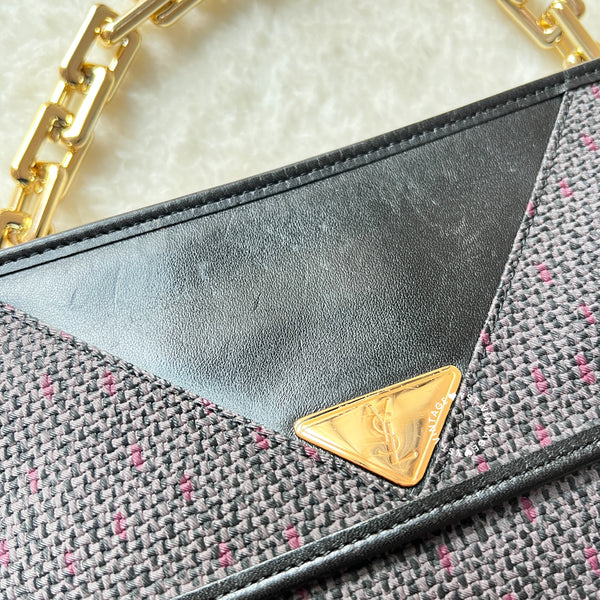 Vintage YSL 1990s Envelope Clutch