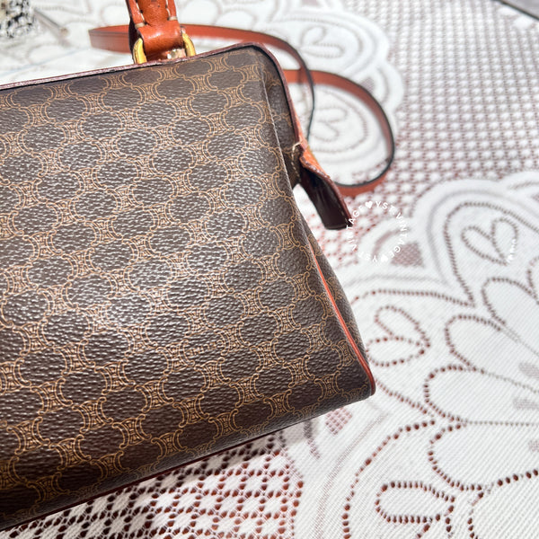 Vintage CELINE 1994s Macadam Mini Boston 002