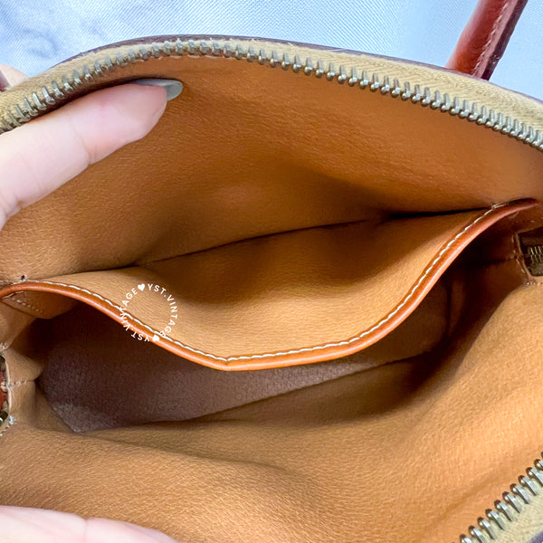 Vintage CELINE 1990s Macadam Mini Bolide - Brown 002