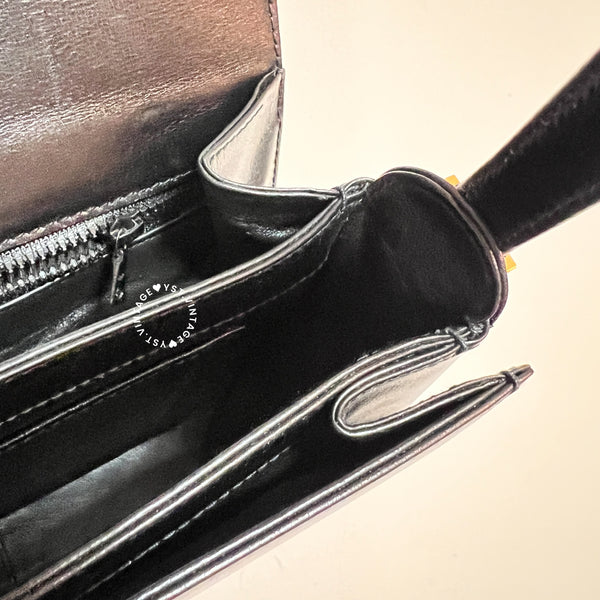 Vintage Bally 2-way Turn-lock Shoulder Bag - Black