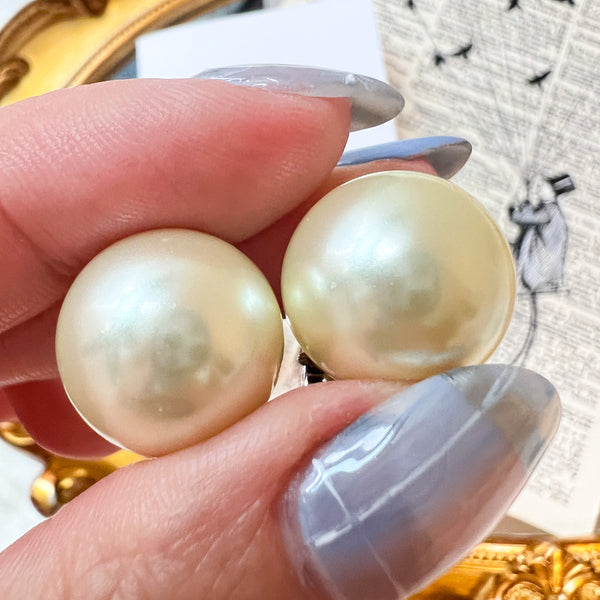 Pre-owned Dior J'Adior Mise En Dior Pearl Tribales Star Earrings