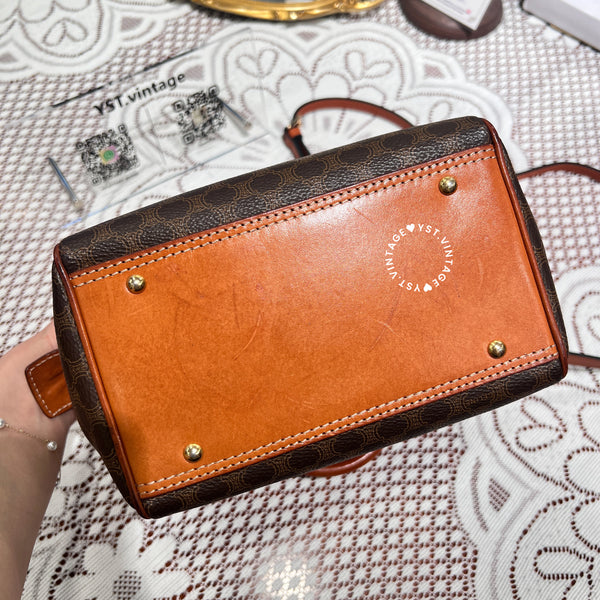 Vintage CELINE 1994s Macadam Mini Boston 002