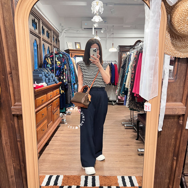 Vintage CELINE 1994s Macadam Mini Boston 002