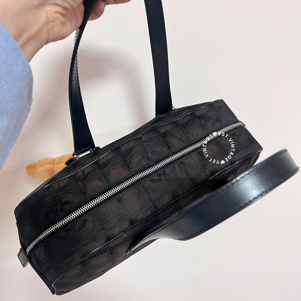 Vintage Chanel Coco Bar Baguette - Black*Brown