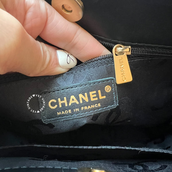 Vintage Chanel Vivian Tote Bag - Black 005