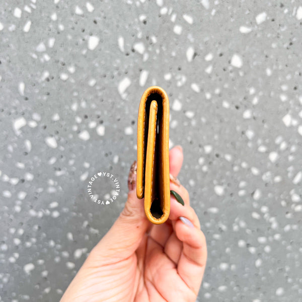 Vintage CELINE Macadam Key Case (6 Key Rings) - Brown