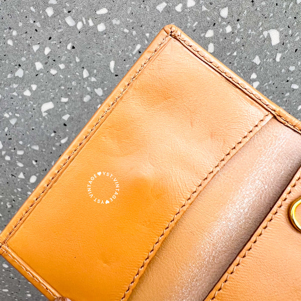 Vintage CELINE Macadam Key Case (6 Key Rings) - Brown