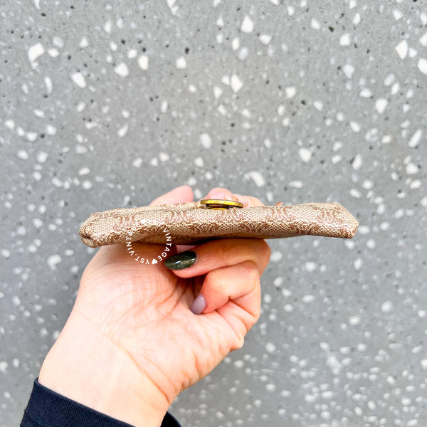 Vintage CELINE Sulky Macadam Coins Bag 004 - Beige