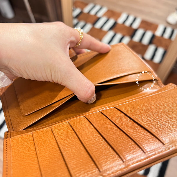 Vintage Loewe Velasquez Long Wallet - Caramel