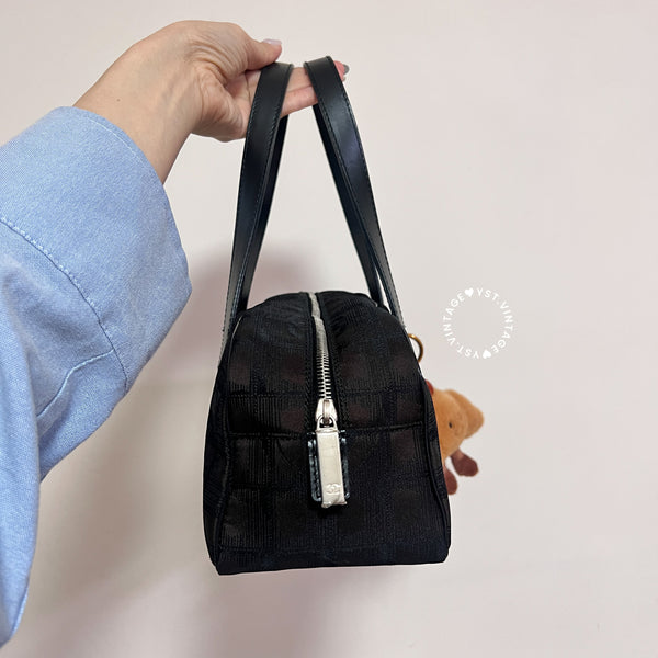 Vintage Chanel Coco Bar Baguette - Black*Brown
