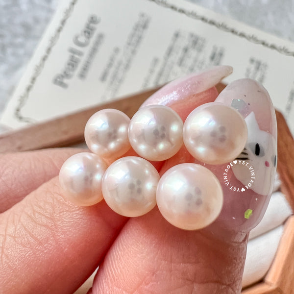 6-6.5mm Japanese Akoya Balance 18KYG Earrings