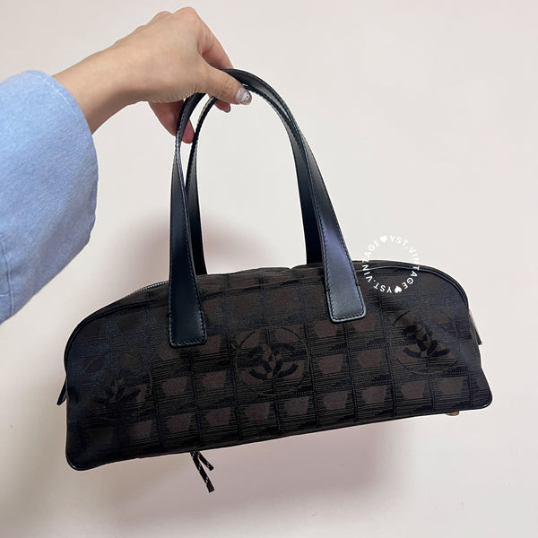 Vintage Chanel Coco Bar Baguette - Black*Brown
