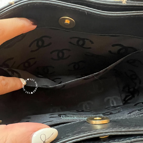 Vintage Chanel Vivian Tote Bag - Black 005