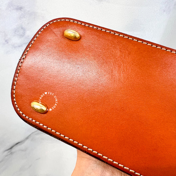 Vintage CELINE 1990s Macadam Mini Bolide - Brown 002