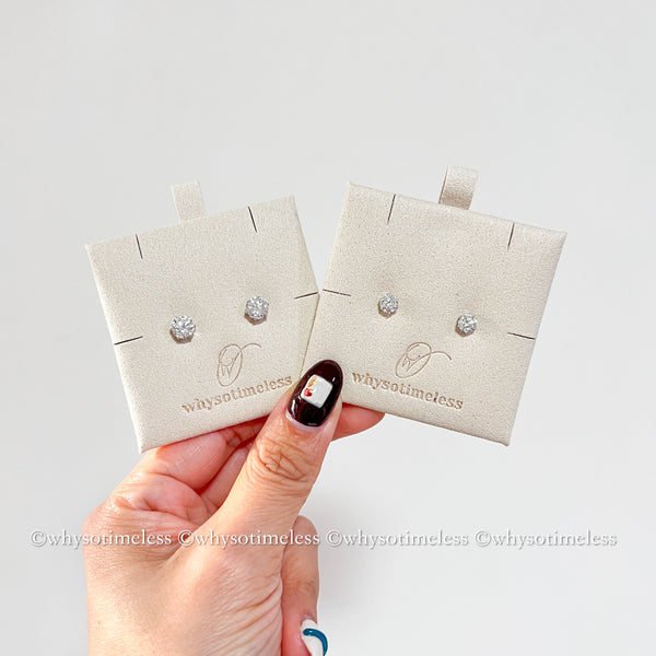 【Pre-order】Brillante Lab Grown Diamond 18KWG Earrings (2.0ct/ 1.0ct)