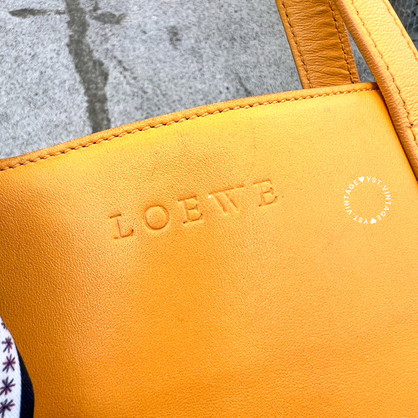 Vintage Loewe Mini Tote Bag - Beige