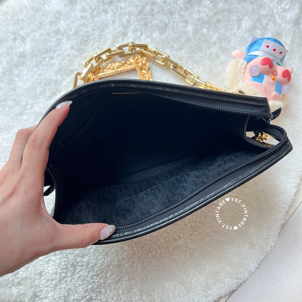 Vintage YSL 1990s Envelope Clutch