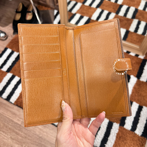 Vintage Loewe Velasquez Long Wallet - Caramel