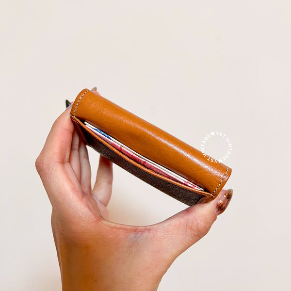 Vintage CELINE Macadam Card Holder / Coins Bag