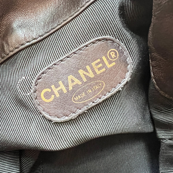 Vintage Chanel Bucket Bag - Black