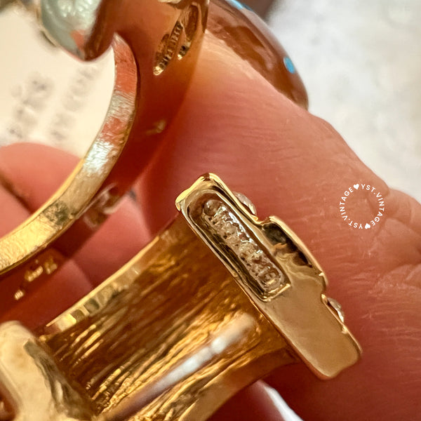 Vintage Givenchy Asymmetry Earrings