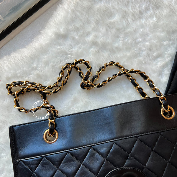 Vintage Chanel 2-Way Bag - Black 005